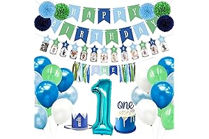 Fun-Themed Baby Boy 1st Birthday Decorations