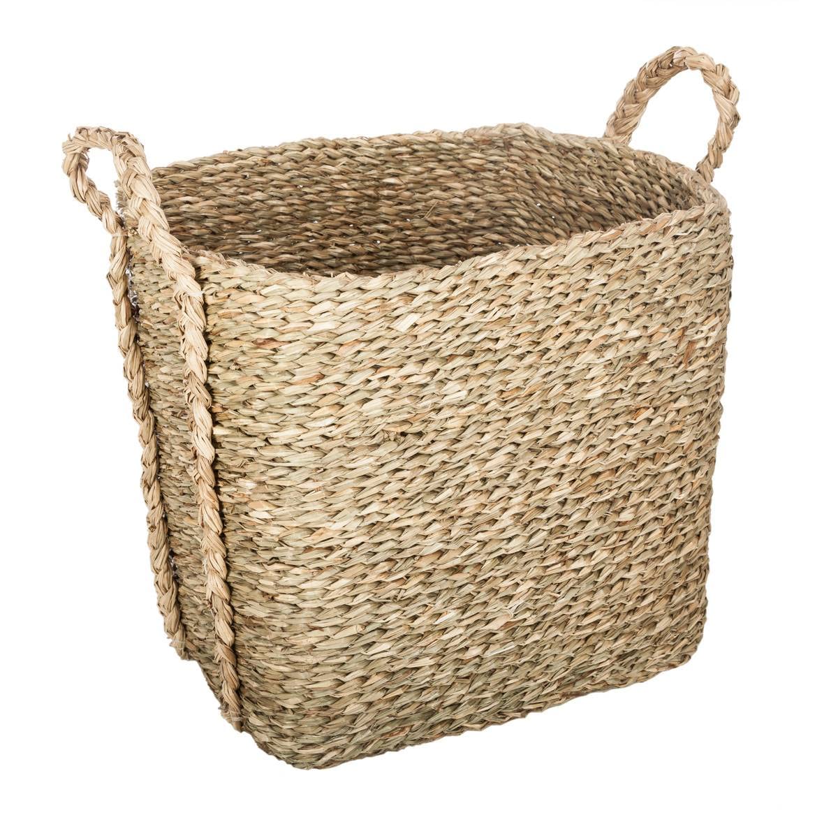 Atmosphera - Set di 3 cestini rettangolari Seagrass