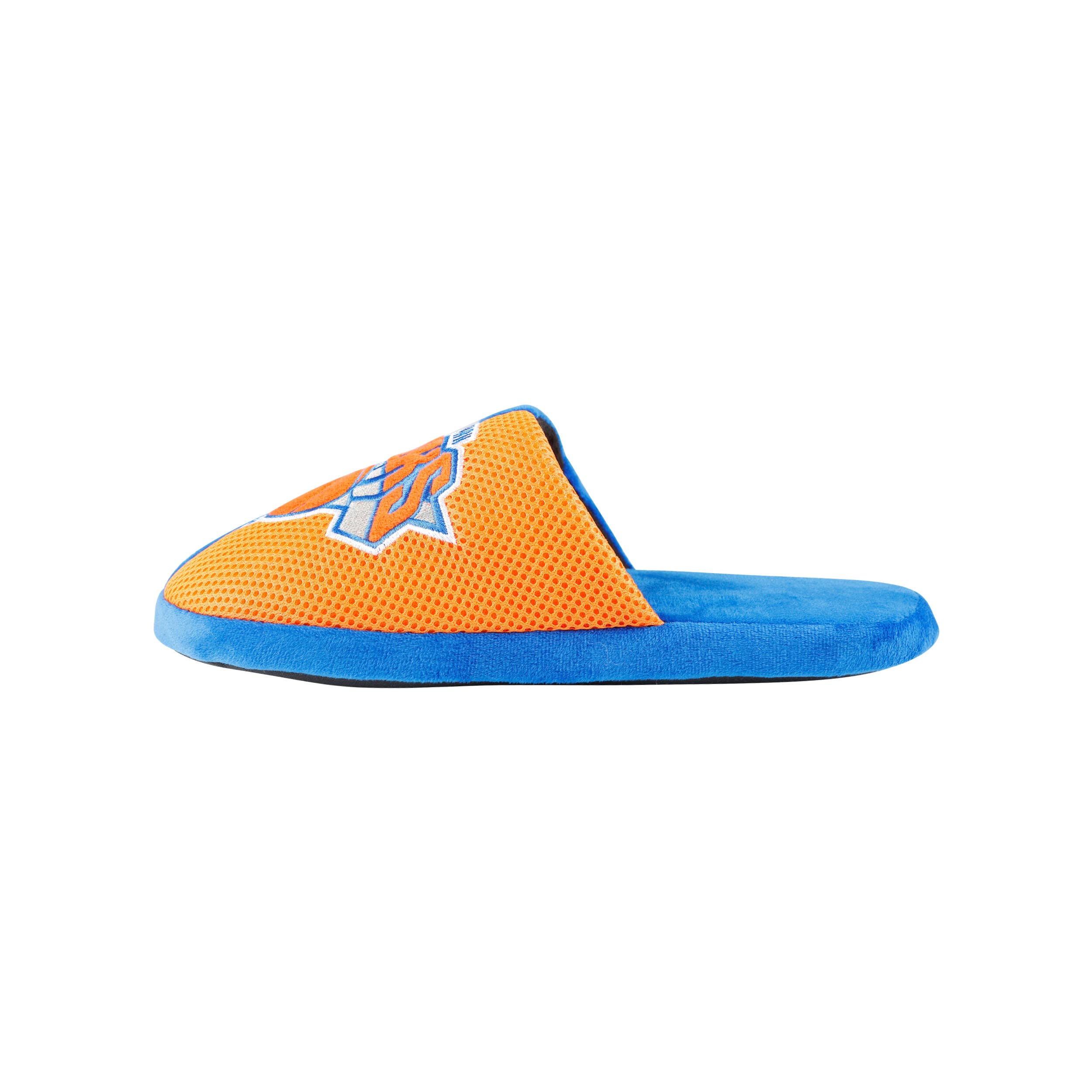FOCO Men's NBA Logo Staycation Slippers, Team Color, 9-10