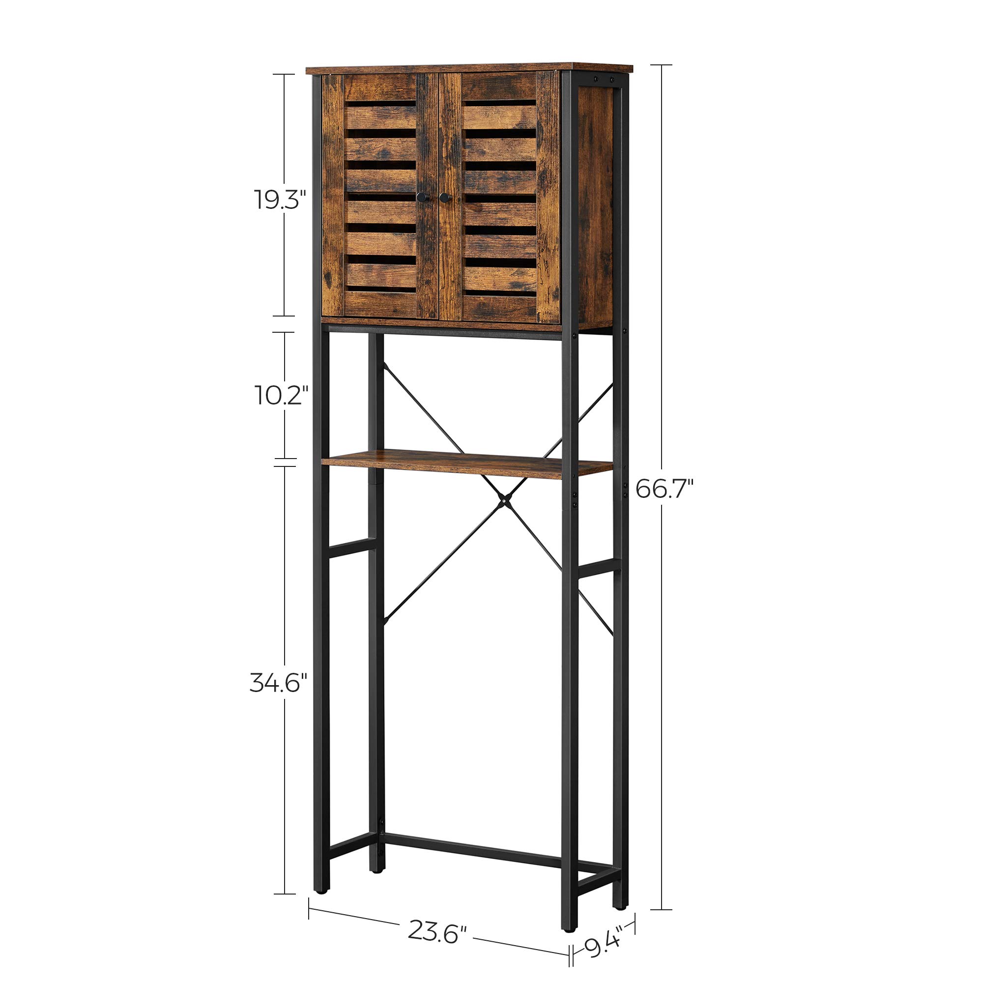 VASAGLE COBADO OverTheToilet Storage, Bathroom Organizer