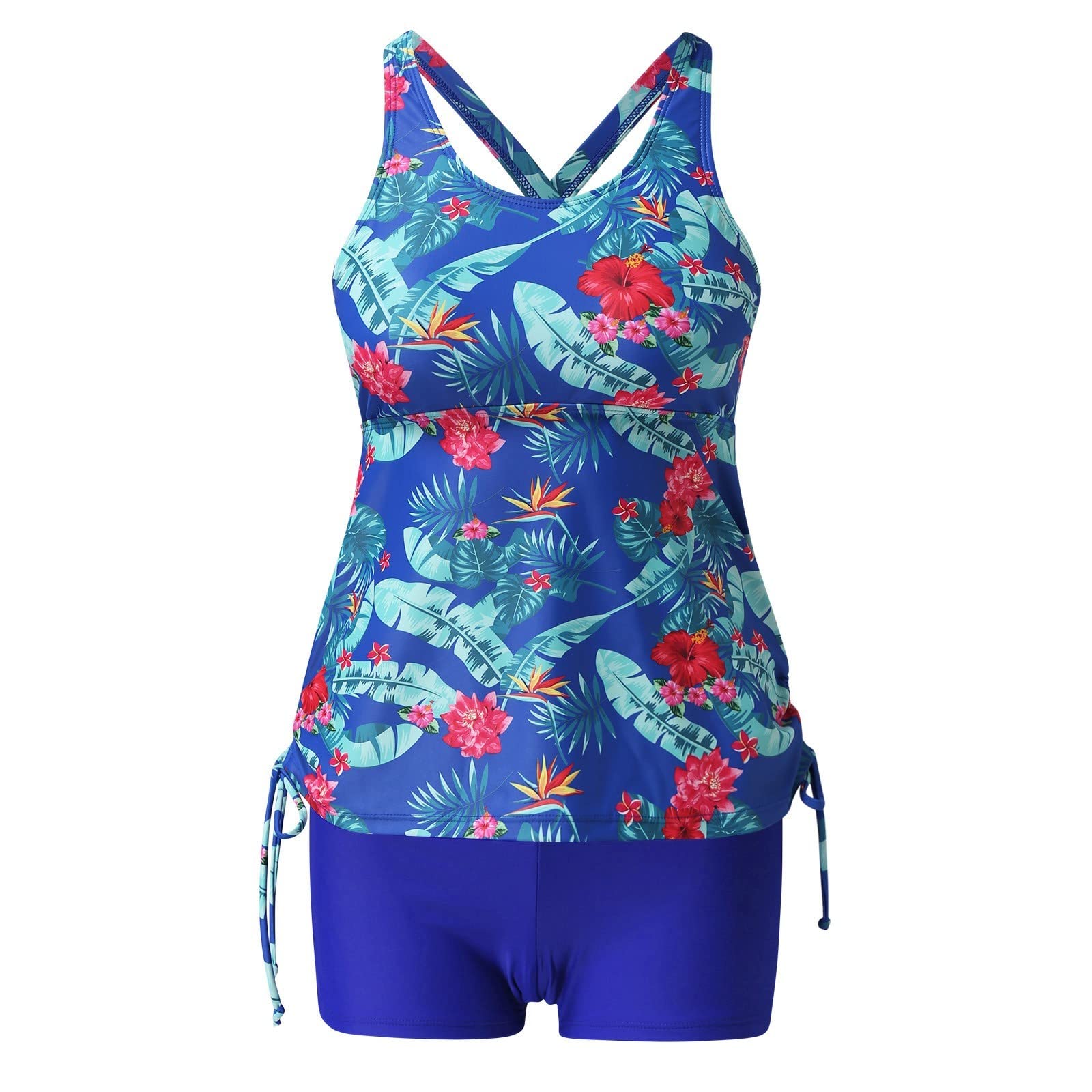 Topy Z Nadrukiem Naughtylingerie Damskim Kostiumem Kąpielowym Plus Size W Kolorze Czarnym