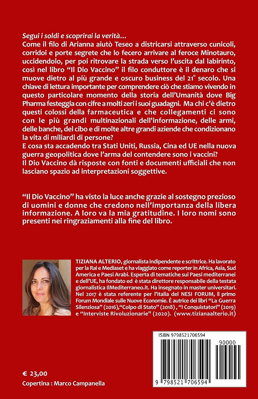 IL DIO VACCINO: Il più grande e oscuro business del 21° secolo