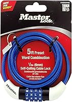Vista 1 de Master Lock 8152DASTWD Cable combinado de palabras preestablecidas, amarillo