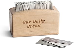 DaySpring Our Daily Bread Wood Promise Box - 240 Promises from The Word of God