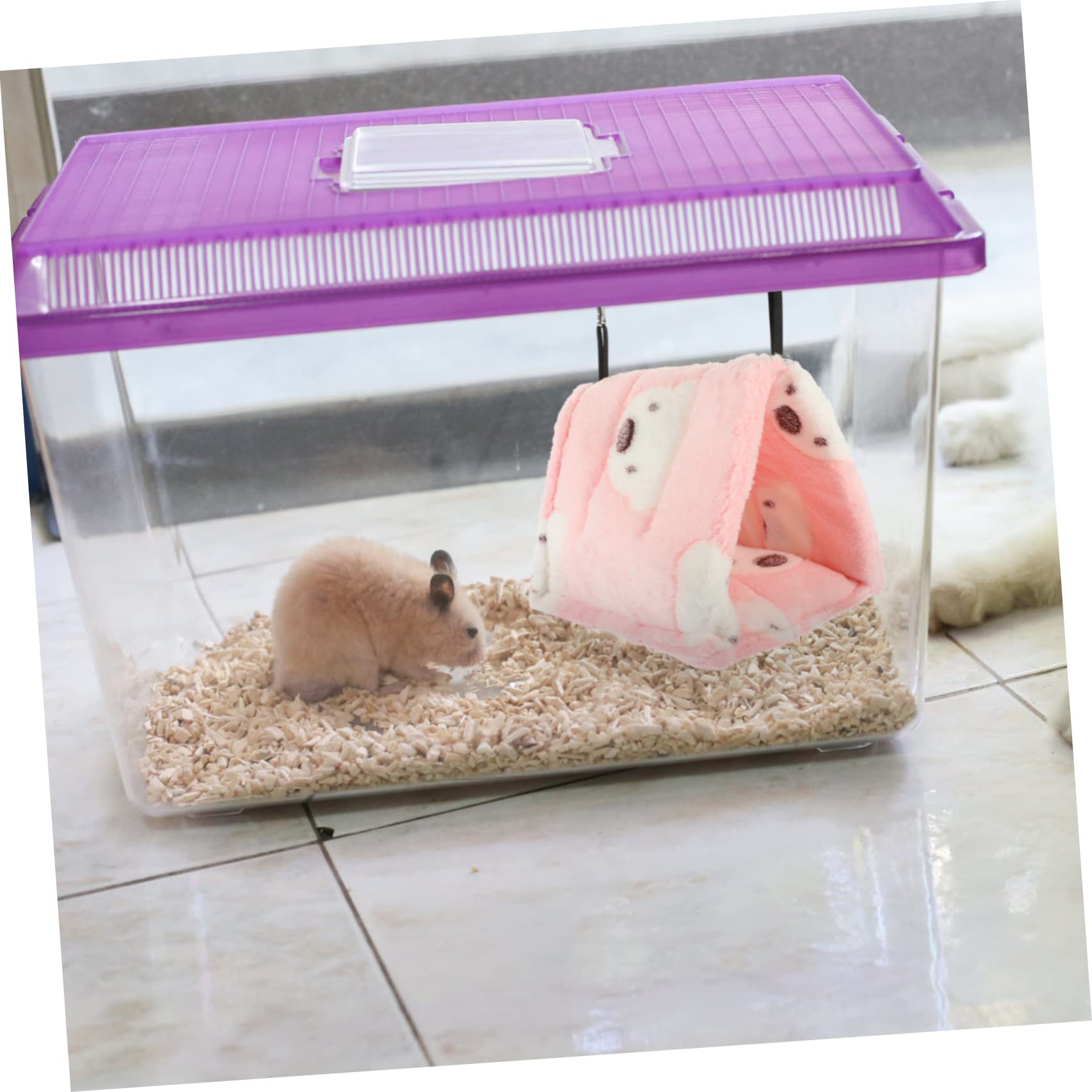 ABOOFAN 2stücke Sleeping House Kuschelnest Für Hamster Igel Und Chinchillas Warmes Schlafhaus Für Kalte Wintertage Aus Weichem Dickem Material Zum Spielen Und Ausruhen
