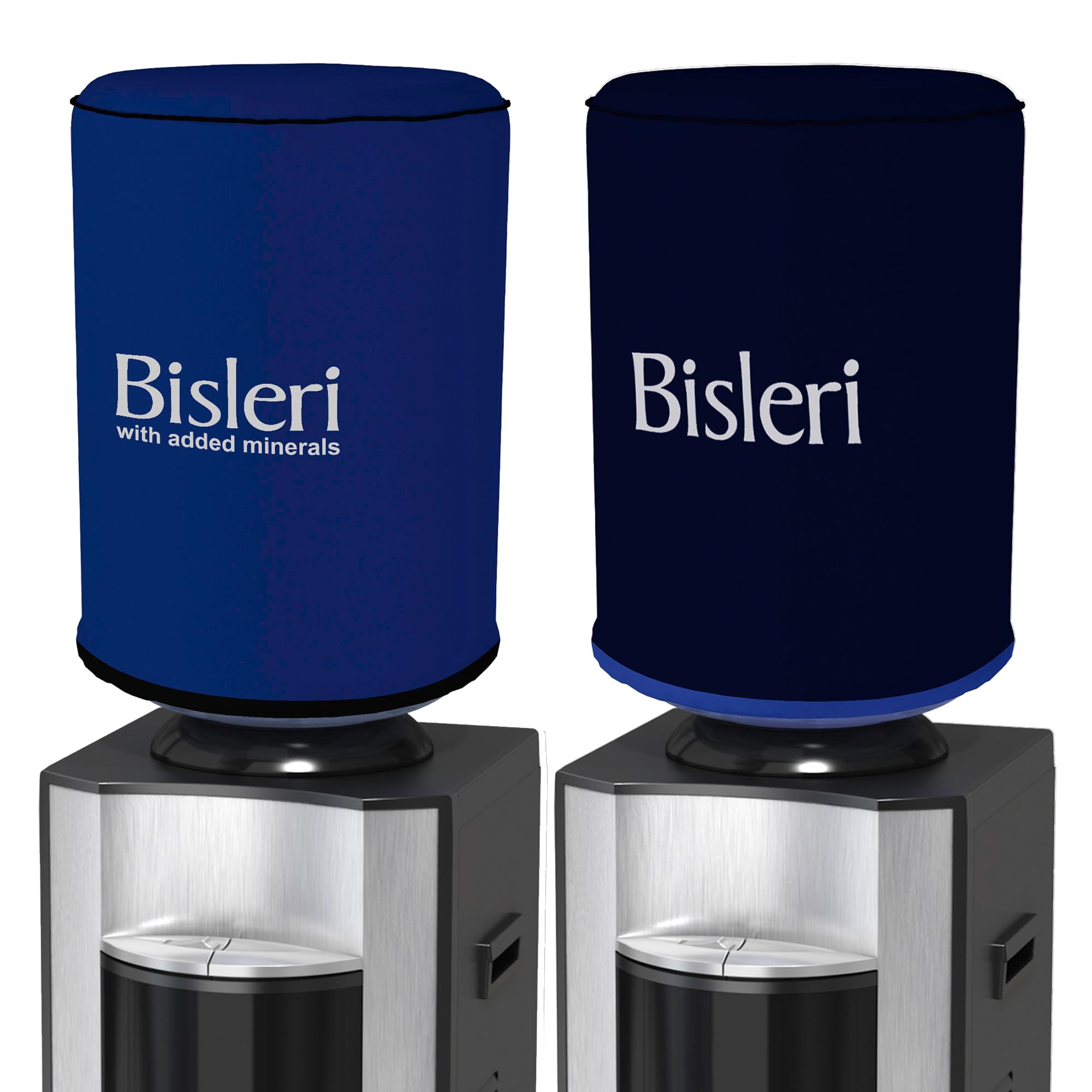 Kuber Industries Camper Cover | Rexine Water Dispenser Cover | Dust & Spill Protector Dispenser Cover | Round Water Camper Cover | Pack of 2 | Multi-image-0
