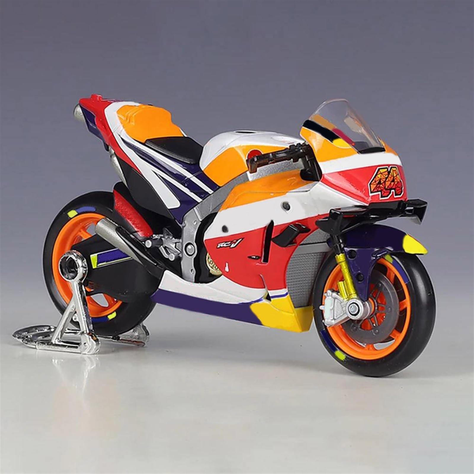 SEYXF Motorbike Toy 1:18 for H-onda Team Rc213v 2021 Motorcycle Simulation Diecast Model Collection Gift