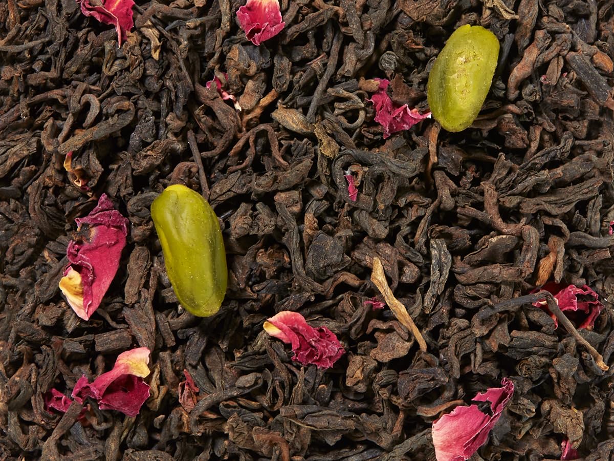 1kg - schwarzer Tee - PU-ERH - 1001 PISTAZIE - aromatisierte Schwarztee-Mischung