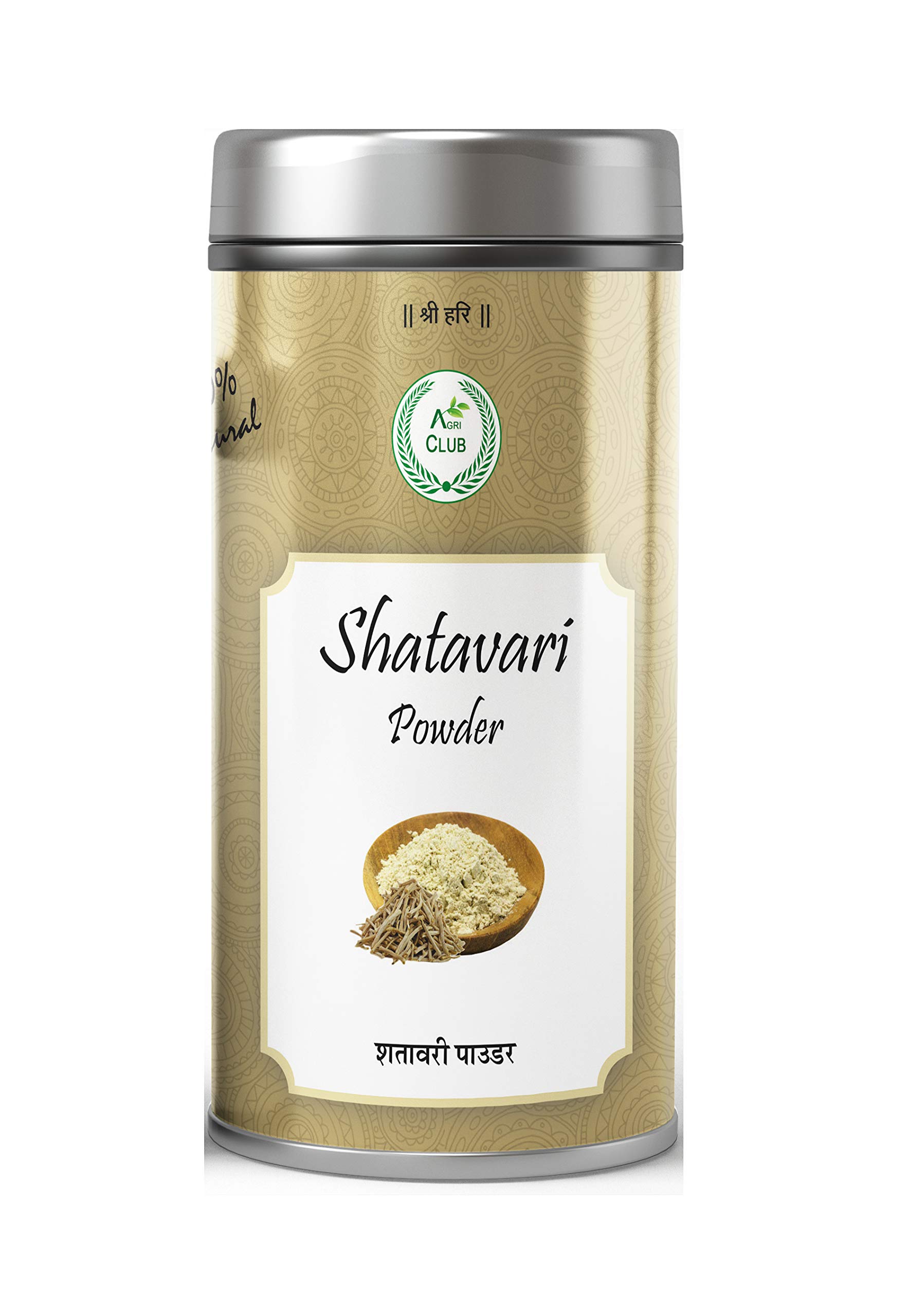 AGRI CLUB Shatavari Powder 200Gm|Asparagus Racemosus|Rejuvenative For Vata And Pitta That Promotes Vitality And Strength