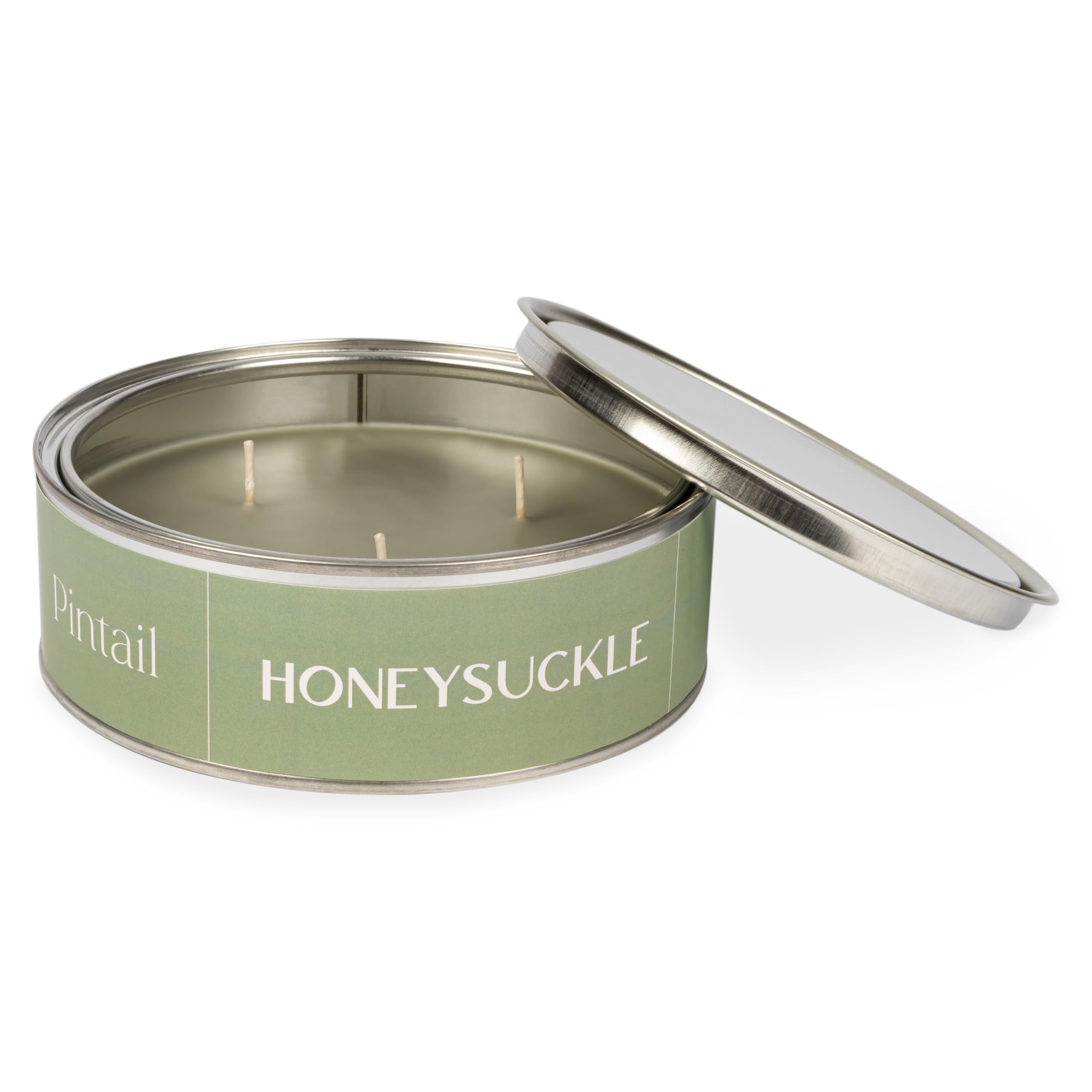 Pintail Candles 3 Wick (Honeysuckle Home Fragrance) Scented Candles Long Burning (15 Hour Burn Time), Hand-Poured Scented Candles Gifts for Women