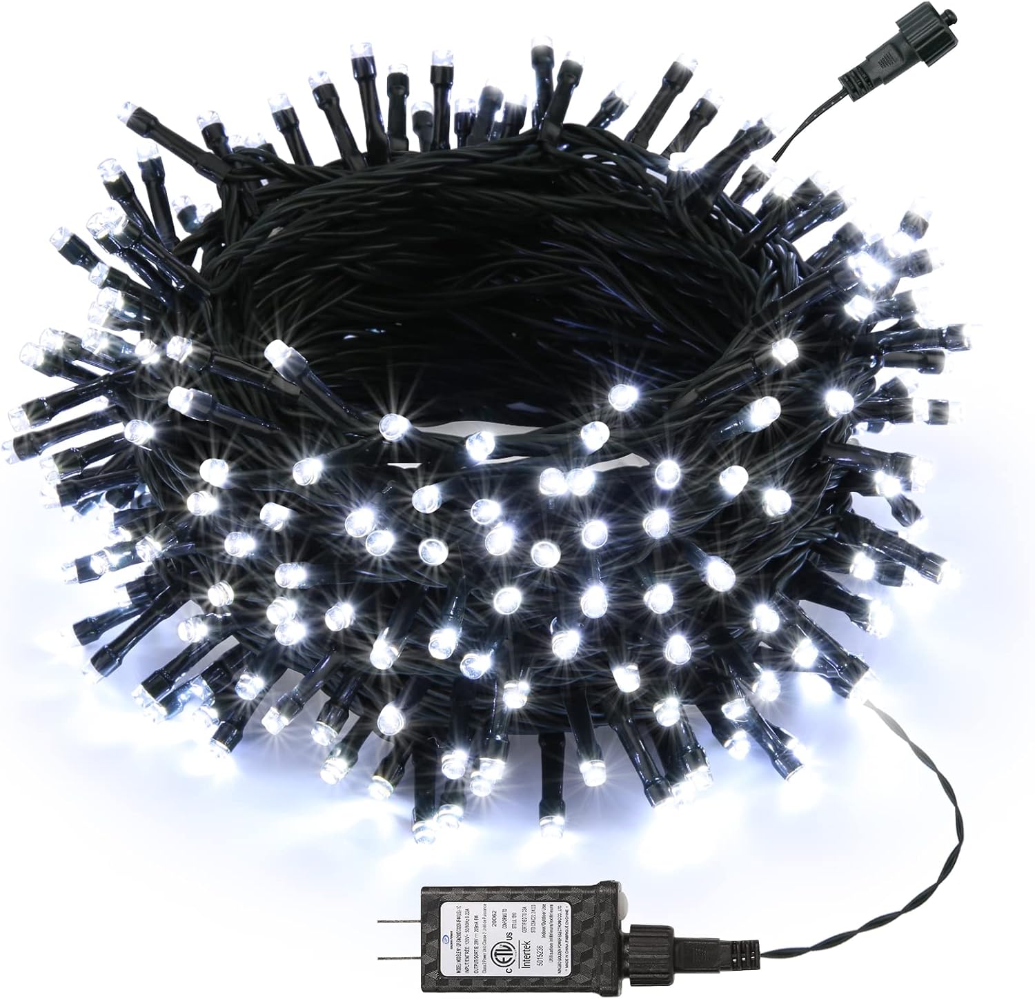 Joomer Christmas Lights 100FT 300 LED String Lights with 8 Modes Timer ...