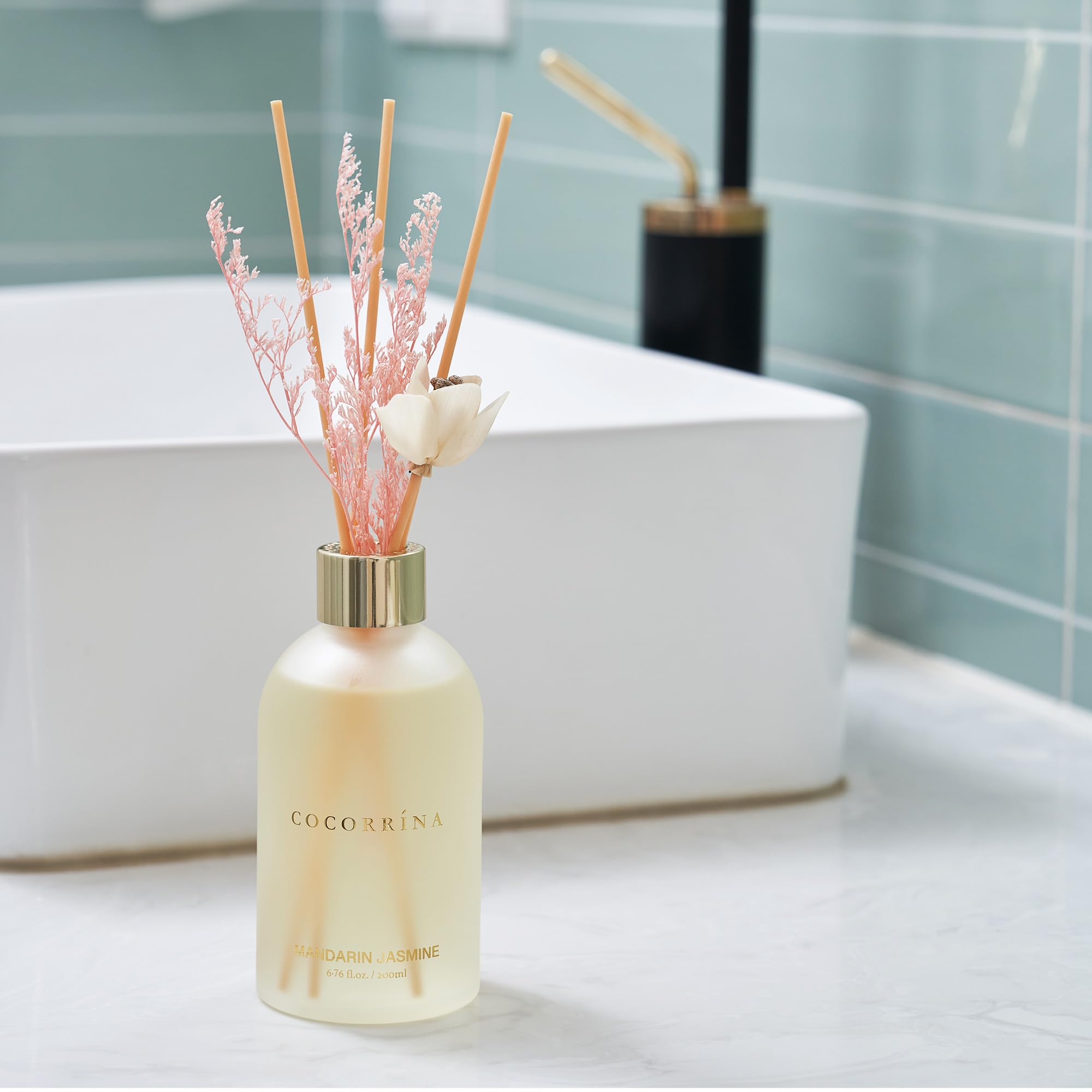 Set Diffusore Per Oli Essenziali Al Gelsomino: Kit Regalo Con Candela E Bustina Aromatica