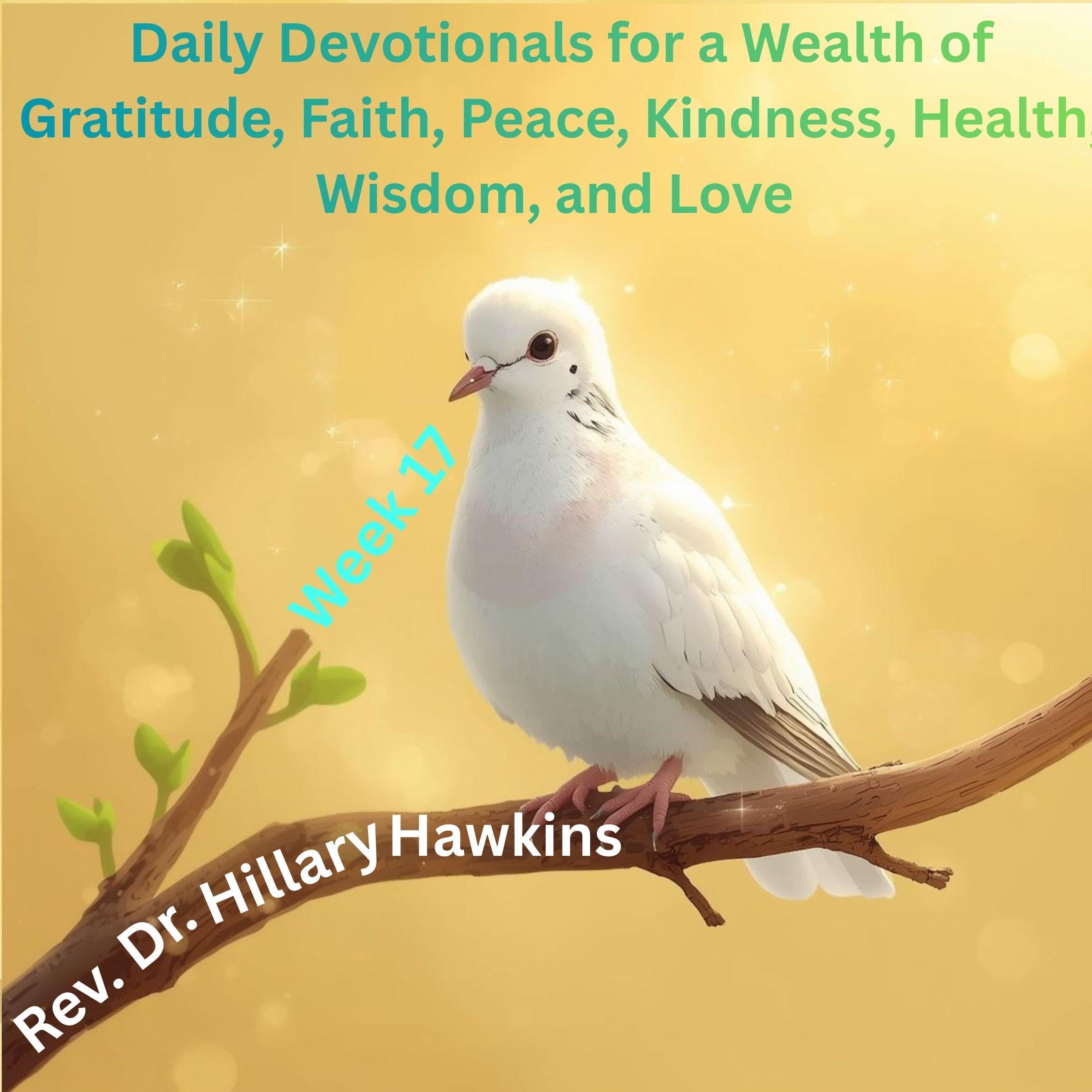 Cover art for Daily Devotionals for a Wealth of Gratitude, Faith, Peace, Kindness, Health, Wisdom, and Love, Week 17