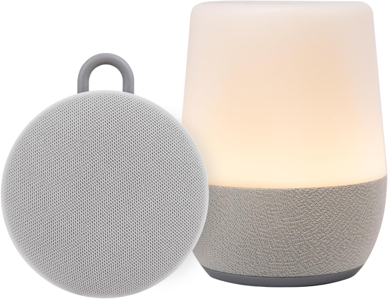 Yogasleep Duet White Noise & Hushh 2 Portable Sound Machine Bundle, 30 Natural Sounds, Bluetooth-Wireless Speaker for Travel, Sleep Aid & Noise Cancelling for Adults & Baby