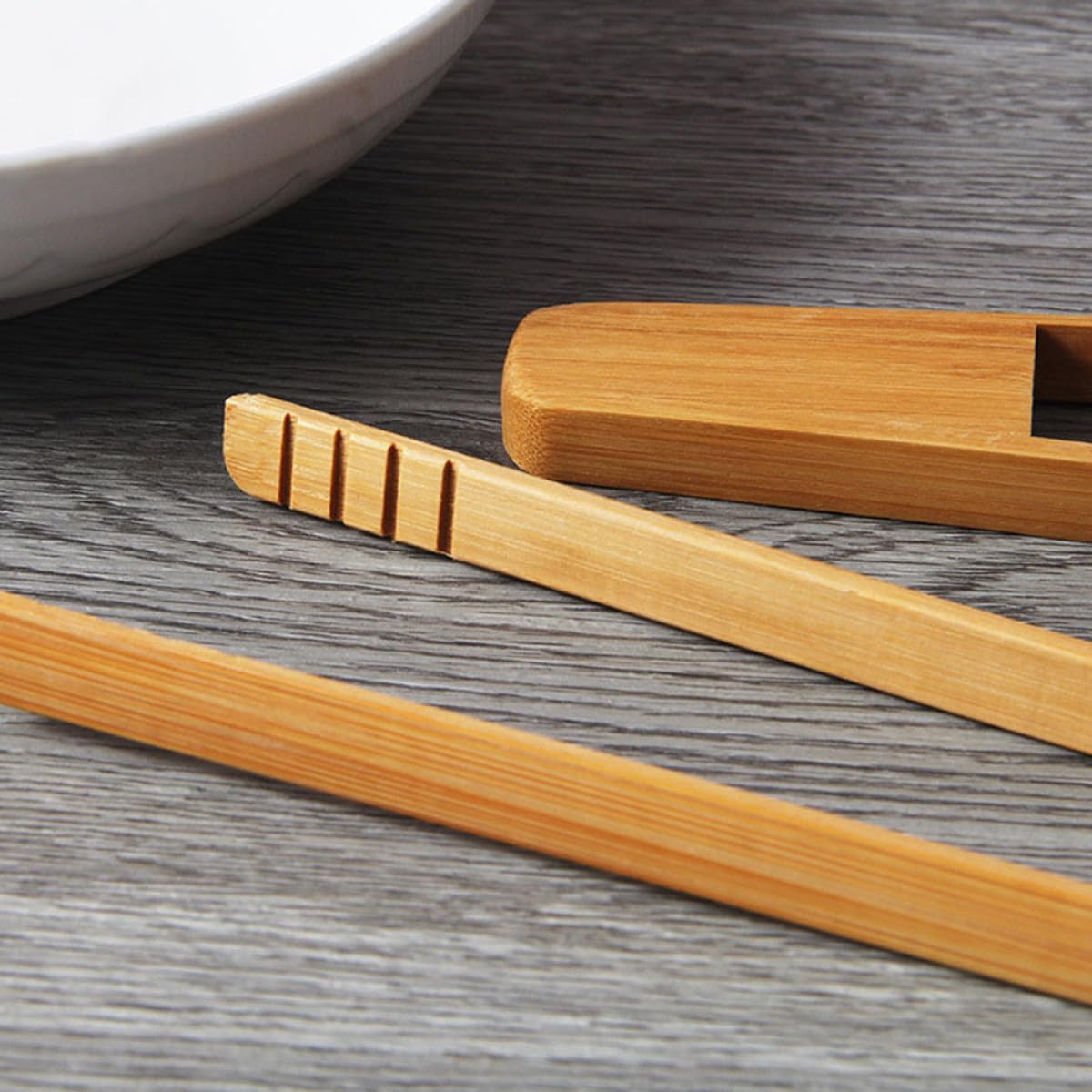 Toyvian Food Serving Tongs 4pcs Set Kitchen Bread Clips Baking and Salad Clamp Eco-friendly Kitchen Utensils for Cooking and Food Presentation image 5