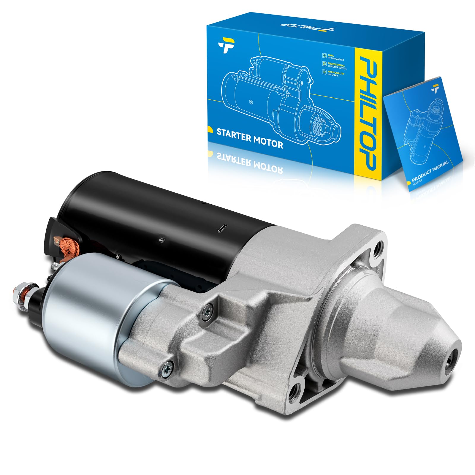 PHILTOP Starter Motor Replace 17757N Compatible with SL500, E55 AMG, E320, ML320, C280, CLK320, S430, S500, CL500, ML350, GL350, CLK430, E430, ML500-image-22