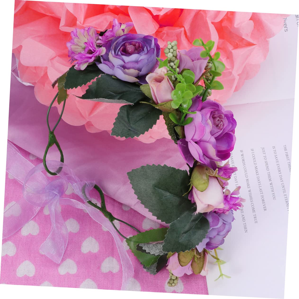 FOMIYES 3stücke Simulation Wreath Braut Haarschmuck Blumengirlande Für Hochzeitsfrisuren Deko Für Brautjungfern Und Besondere Anlässe