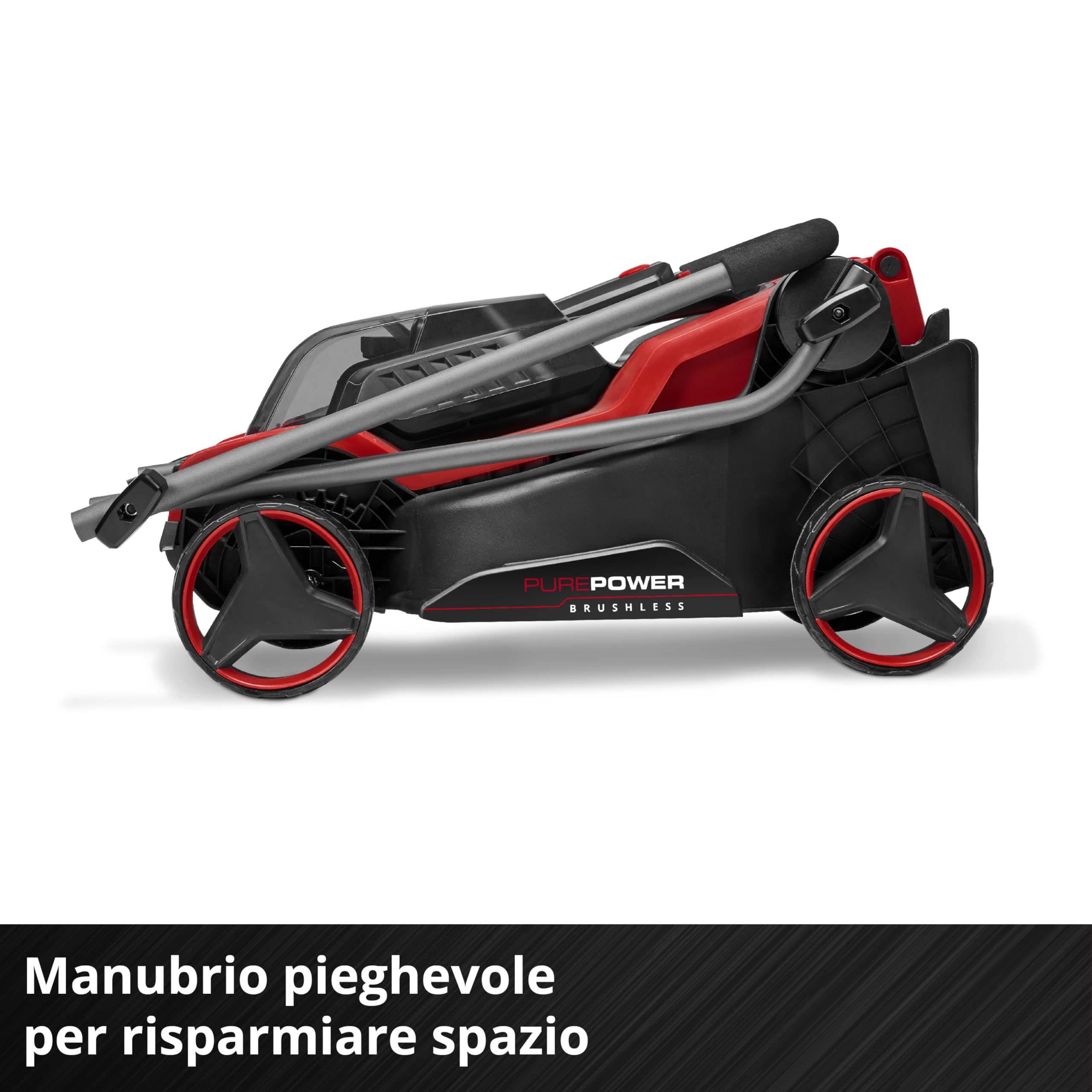 Il tosaerba Einhell Professional GE-CM 18/30-1 Li BL-Solo Power X-Change (18 V, larghezza di taglio 30 cm, fino a 175 m², Brushless, cesto di raccolta 27l, altezza di taglio 30-65 mm, senza batteria)