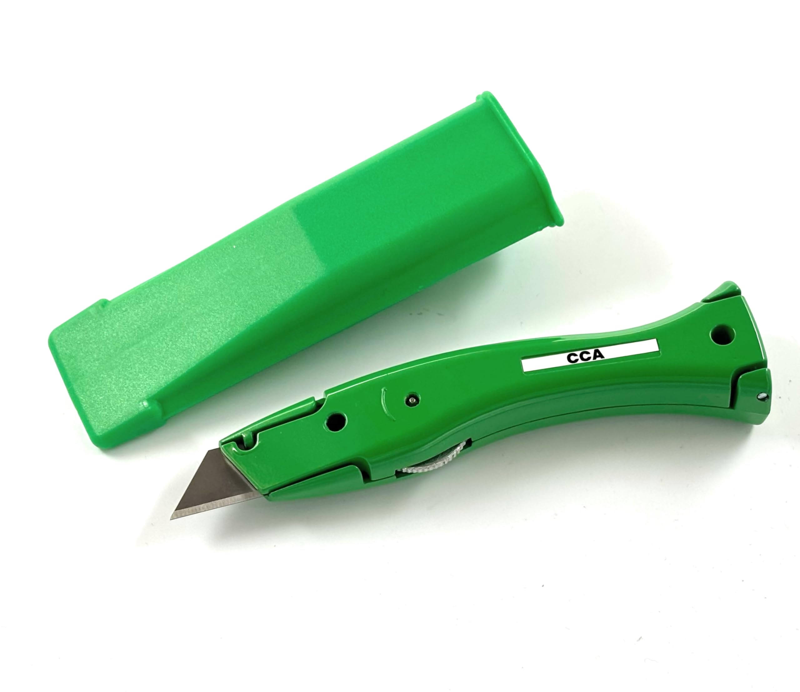 Green Carpet Cutter Tool with Green Holder for The Professional and DIY Installer