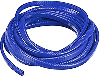 Vista 11 de uxcell Borde de borde de canal en U, 16.4 pies de longitud, tira de sellado de goma para borde de 0.039-0.098 in