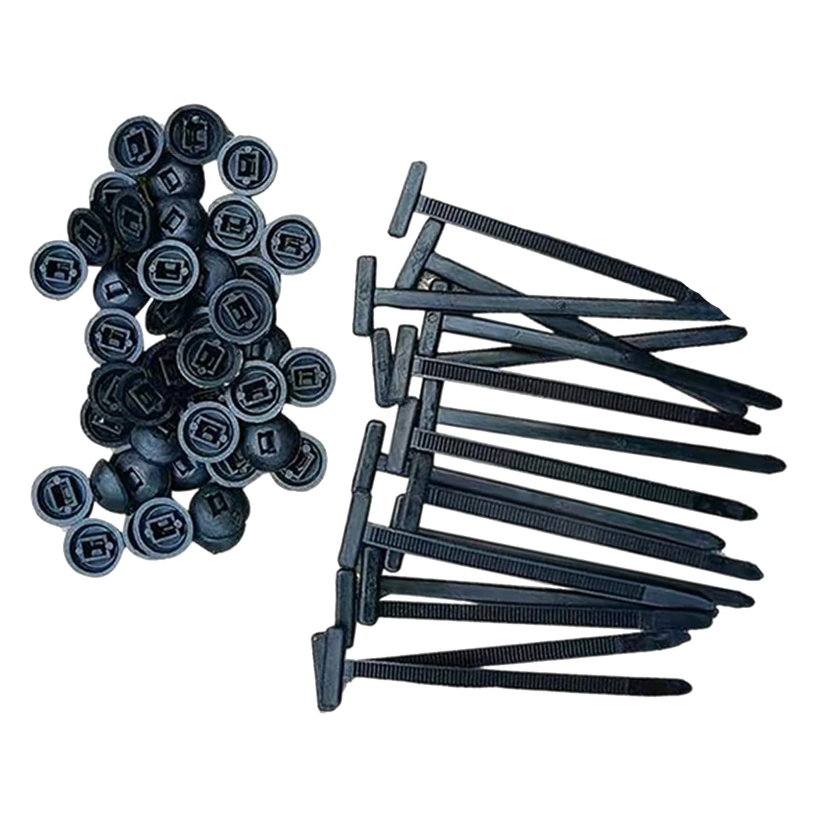 Fascette stringicavo in nylon resistente, autobloccanti multiuso per riparazioni automobilistiche e quotidiane, confezione da 20 soluzioni di fissaggio durevoli