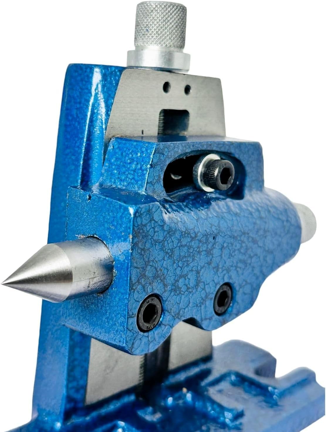 PRESIZE® Universal Tailstock Adjustable/Swiveling For Rotary Table on Milling Machine, Center Height - 45-80MM, Dividing Head | Durable Tool, Horizontal Design for Engineers, Clamping Screw