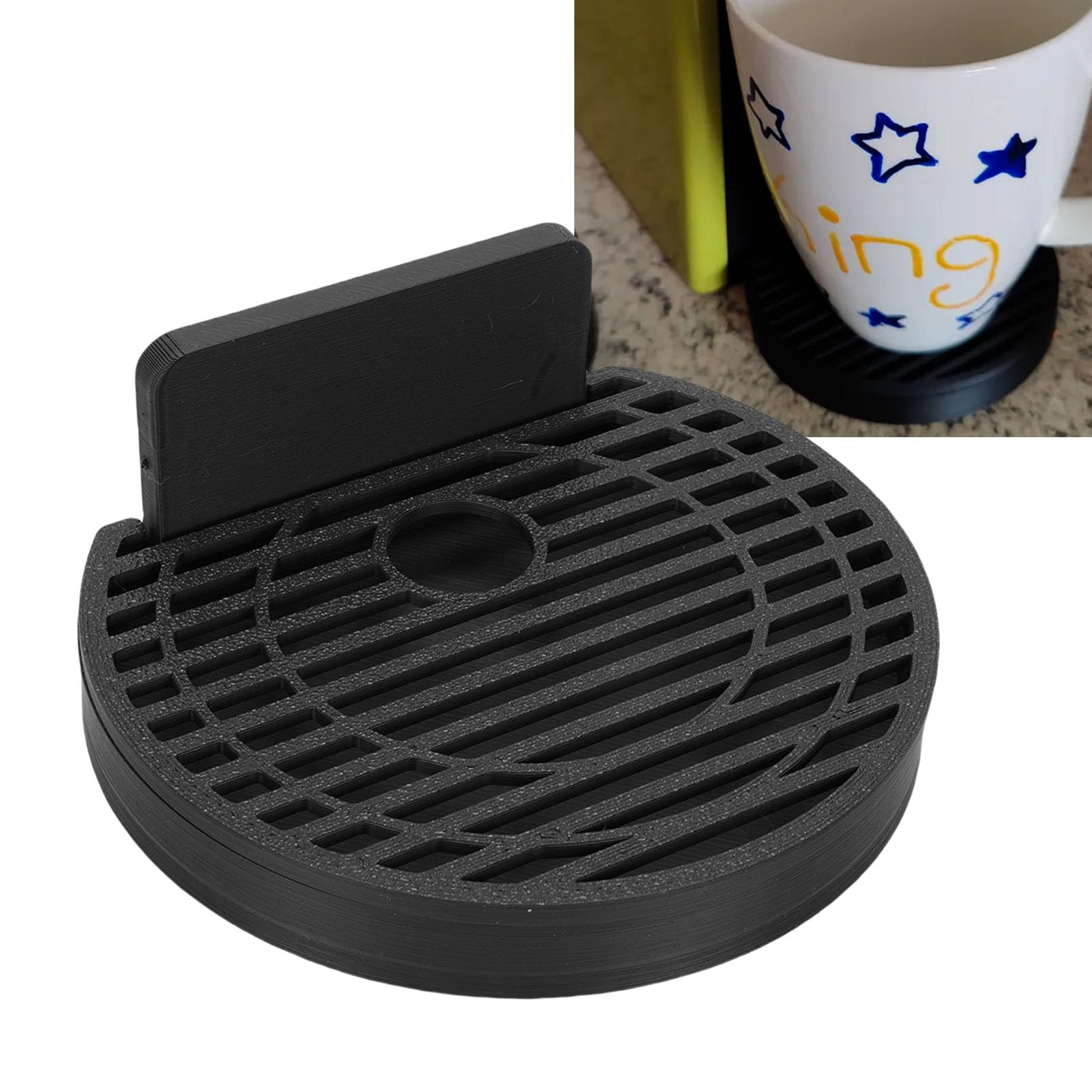 Wiederverwendbares Kaffee -Tropfschale, Einfach zu Teilen und aufzuräumen. Kompaktes Design Stabiler Kaffee -Arbeitsplatte Tropfschale für Mini D30