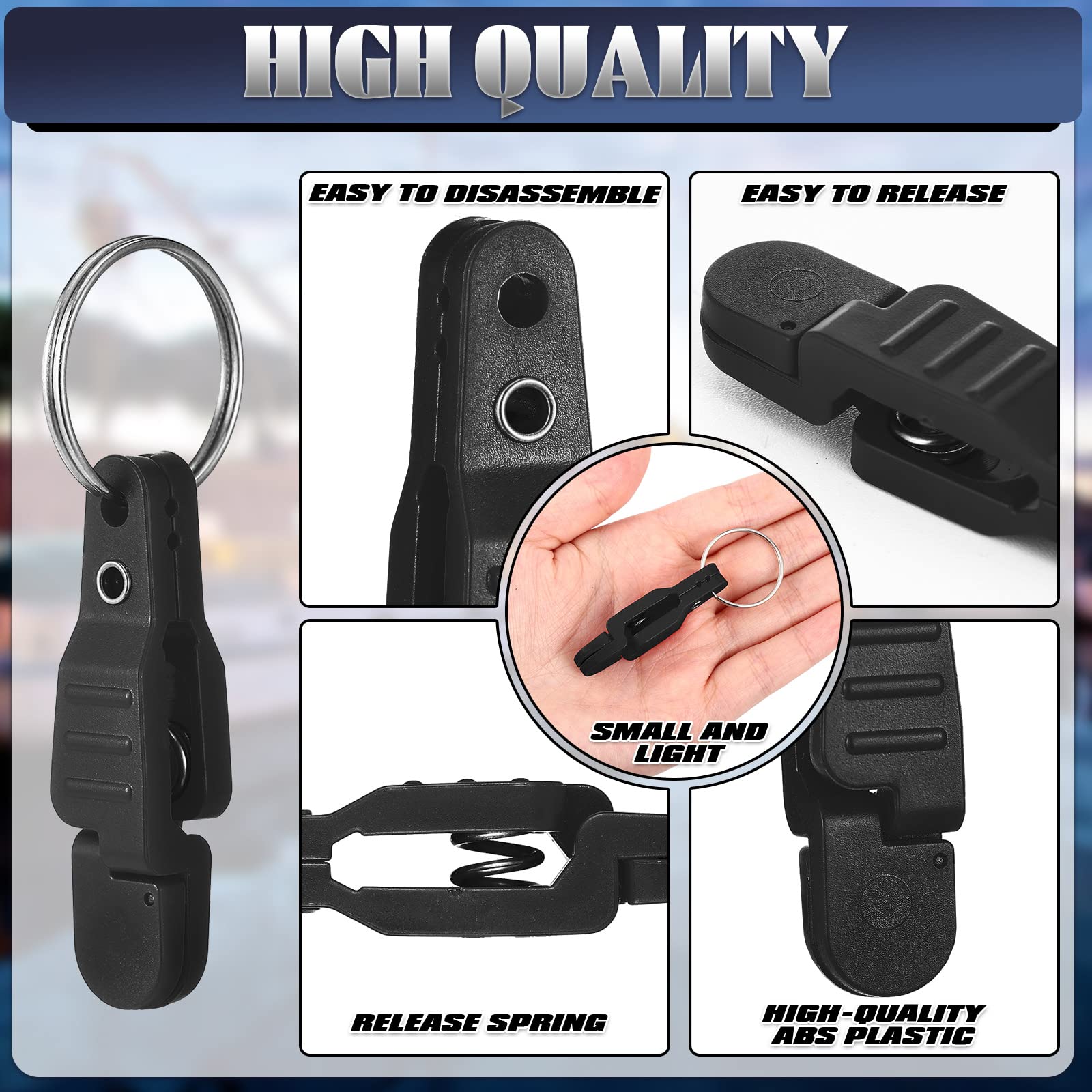 Food Clips Honoson Heavy-Duty Fishing Clips 20 Pack Planer Board