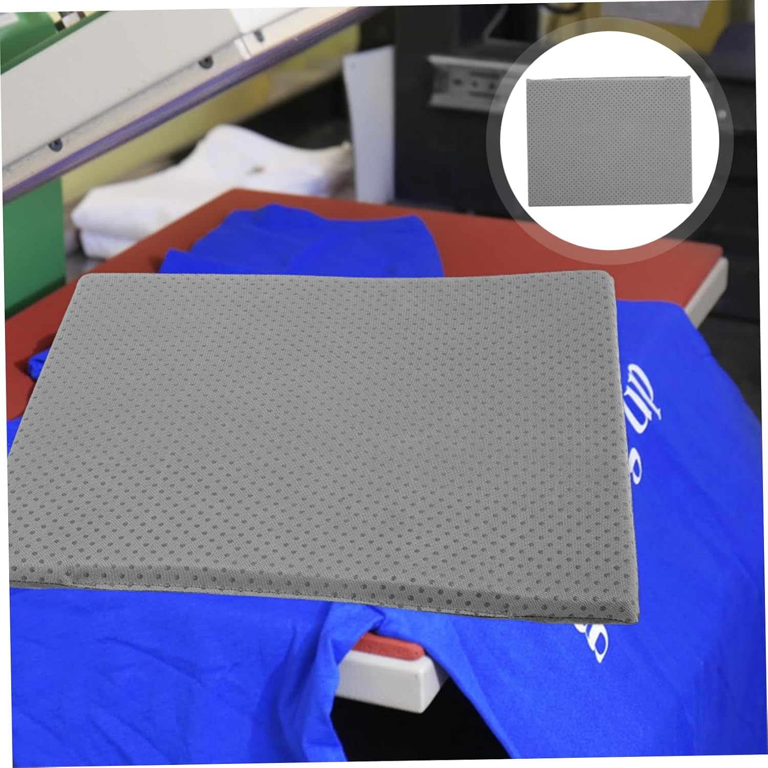TEHAUX Silicone Mat for Thermal Transfer Printing Insulation Pad Elastic Cushioning Silicone Protector for Garments Non- Design for Commercial and Home Use