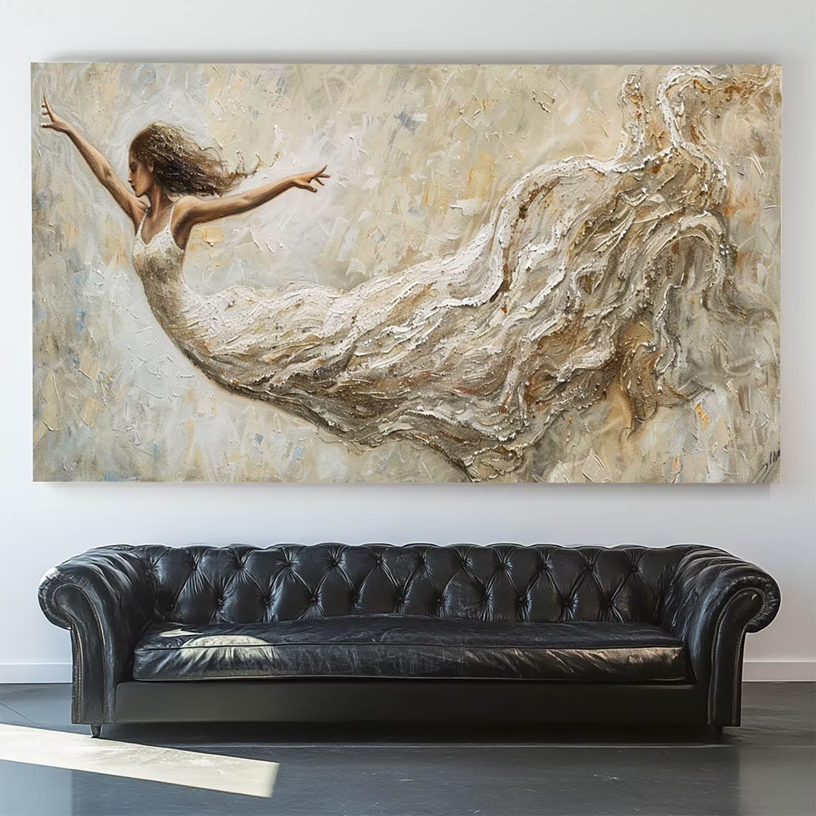 Pintar por Numeros Adultos Mujer, Pintar por Numeros Niños Kit Manualidades Adultos Abstracto Cuadros para Pintar por Numeros Pintura Acrílico, Cuadros Decoracion Salon Modernos 80X160cm 7w-3-A