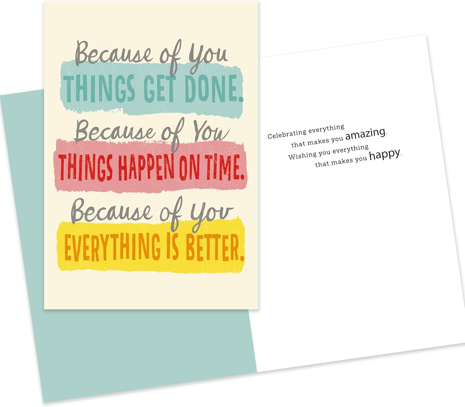Hallmark Business (25 Pack) Assorted Teacher Appreciation Cards (Primary & Secondary Education) for Educators, School Nurses, School Admins, Staff, PTAs, PTOs, Parent Organizations