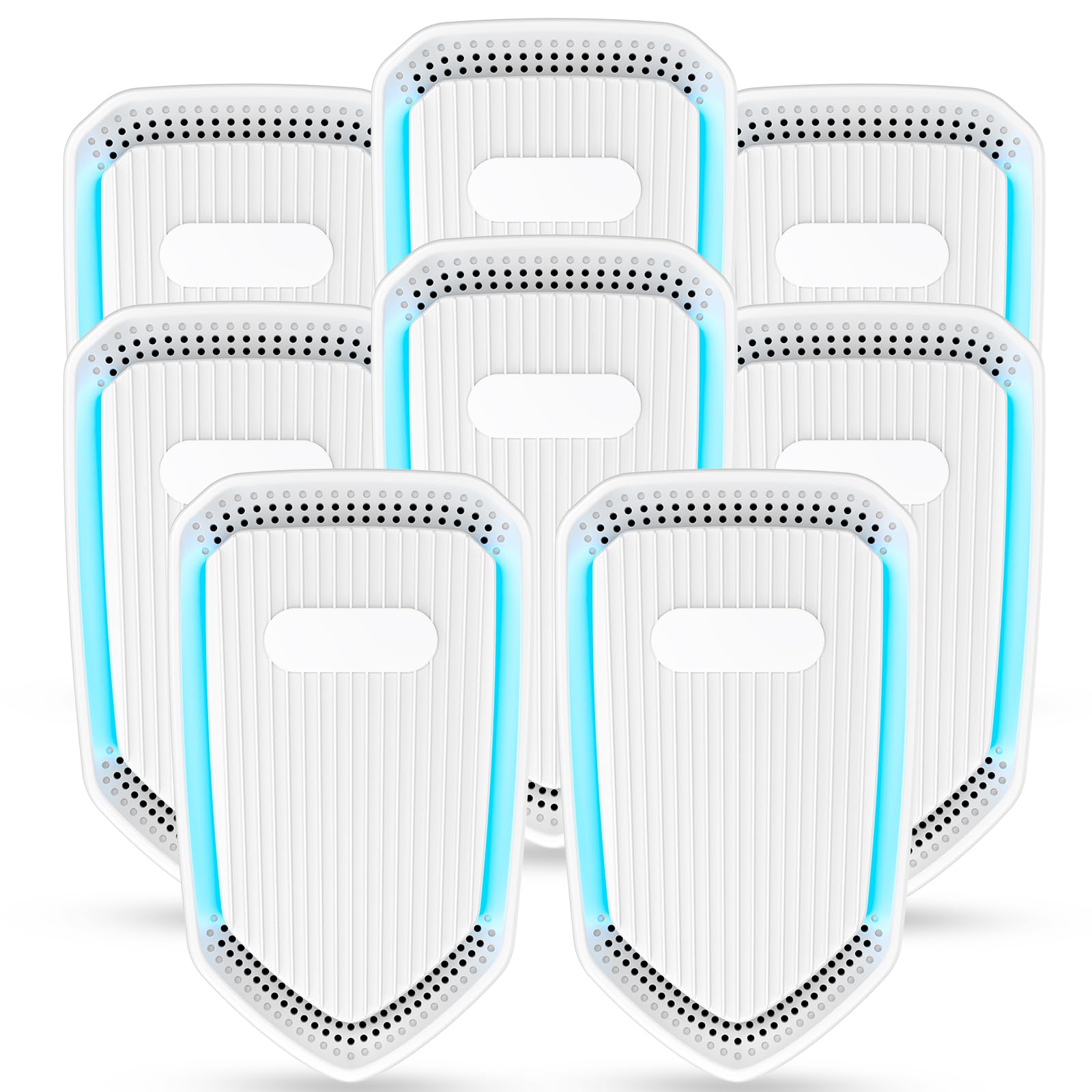 Ionizzatori d'aria per la casa, purificatore d'aria a parete, purificatore d'aria a ioni negativi per camera da letto, funzionamento silenzioso, deodorante per casa, camera da letto, ufficio, garage