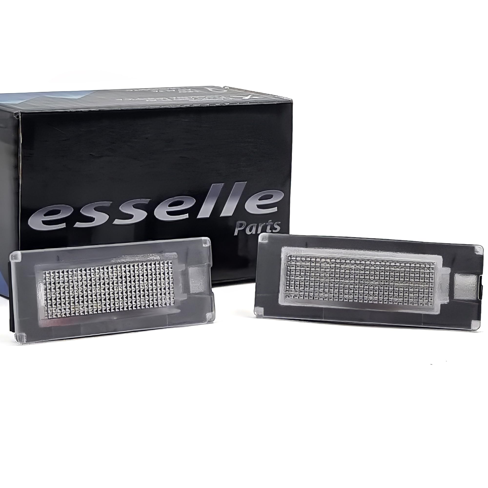 Placchette Luci Targa LED Compatibili con Lancia Delta MK3, Ypsilon Hybrid, Ypsilon MK2 312 18 SMD CANBUS T10 W5W 6000K Bianco Freddo Plug & Play