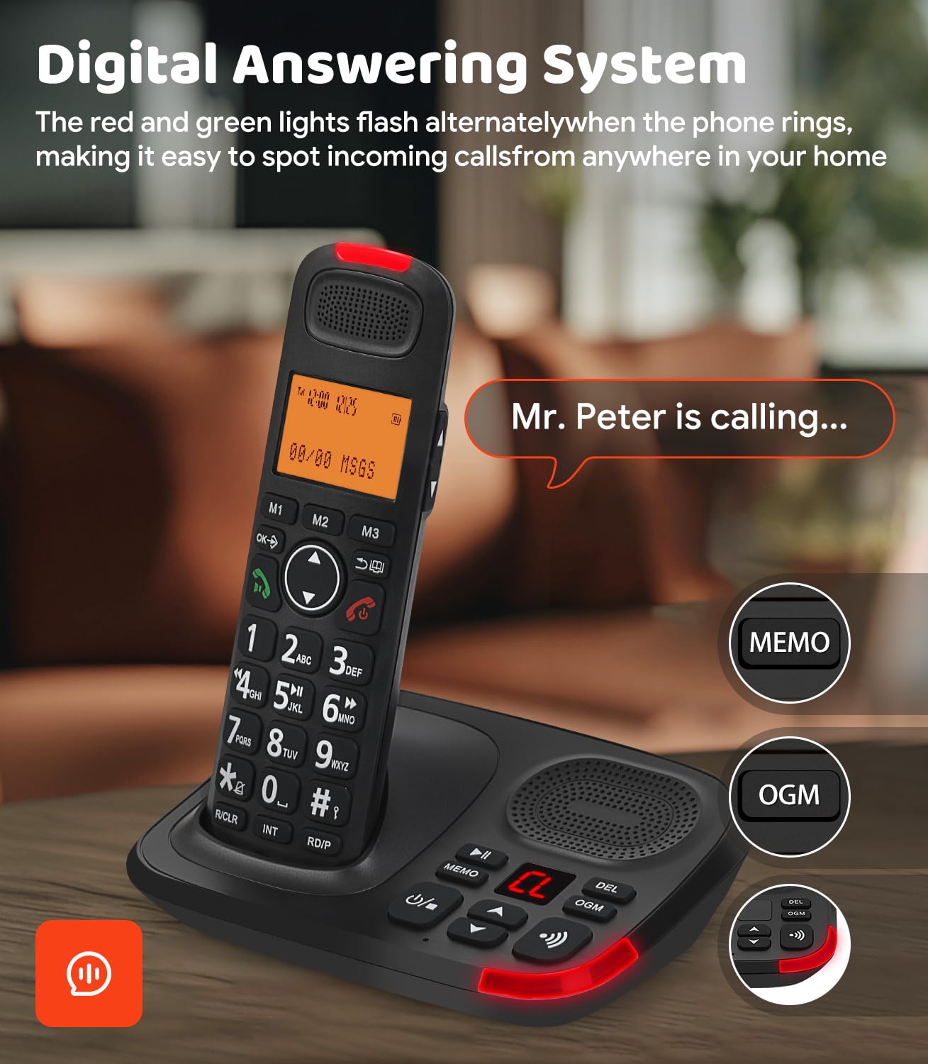 TOPSKY Handset for Standing Desk DF04.01 (6-pin)