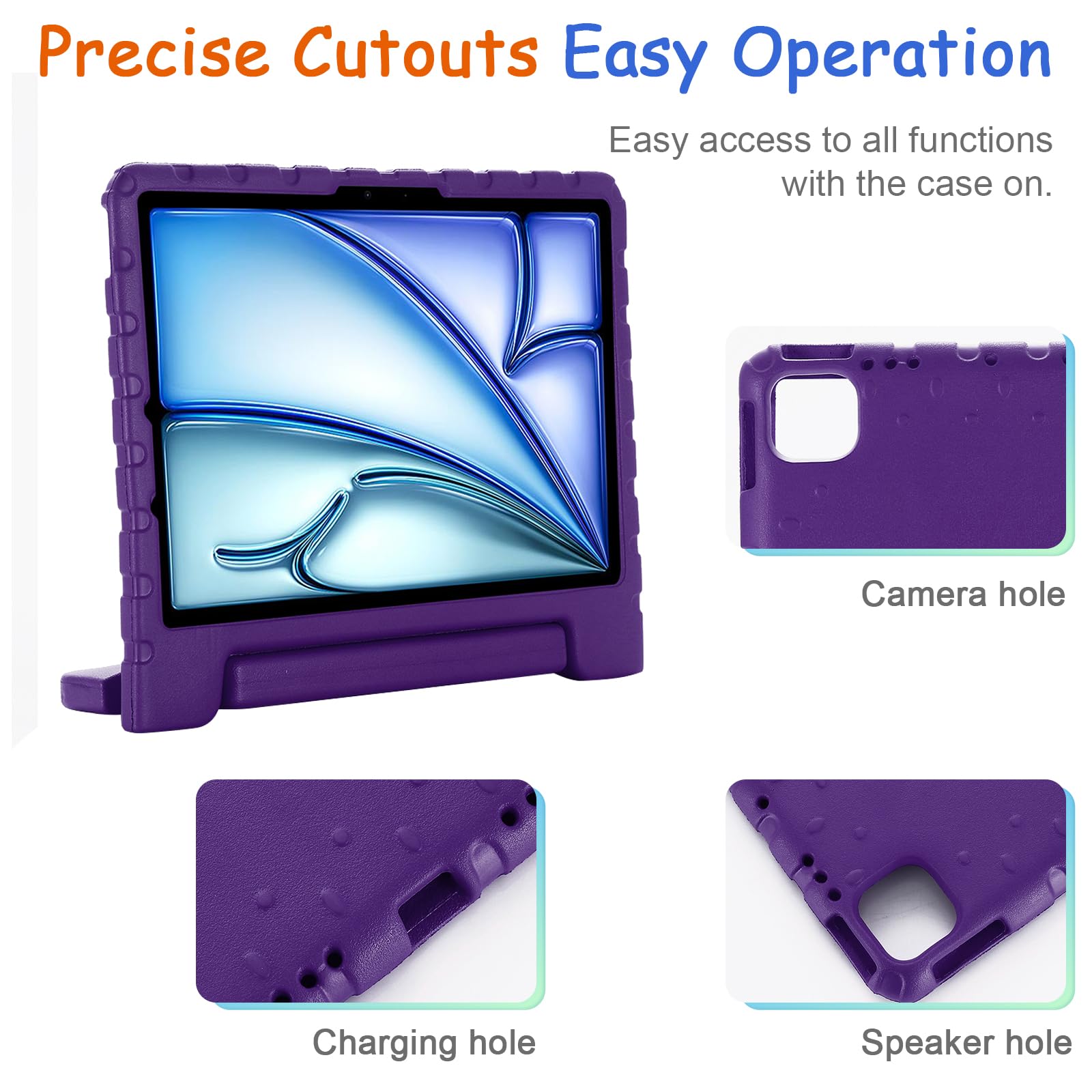 Coque Enfant Compatible Avec Ipad Pro 11 2024, Ipad Pro 11