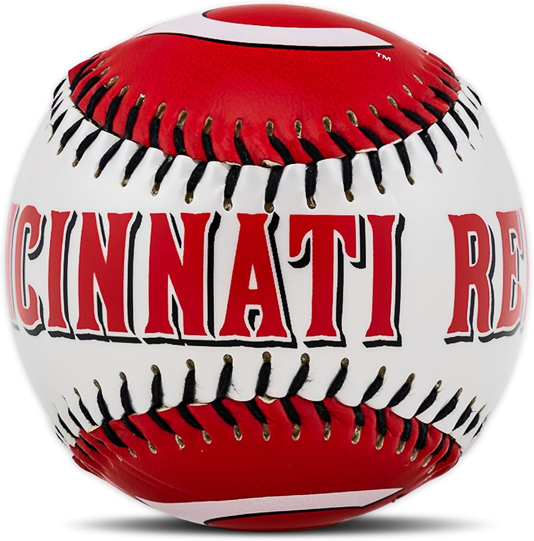Franklin Sports MLB Cincinnati Reds Team Baseball - MLB Team Logo Soft Baseballs - Toy Baseball for Kids - Great Decoration for Desks and Office (Pack of 12)