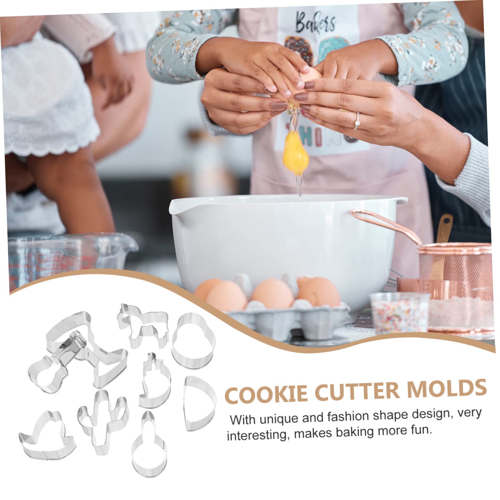 Ciieeo 5 Sätze Keksform Sandwichschneider Scone Brotmesser Roti Madeleine Keksausstecher Party Sachen Wiederverwendbare Keksausstecher Backwerkzeuge Rostfreier Stahl 6 Stück * 5