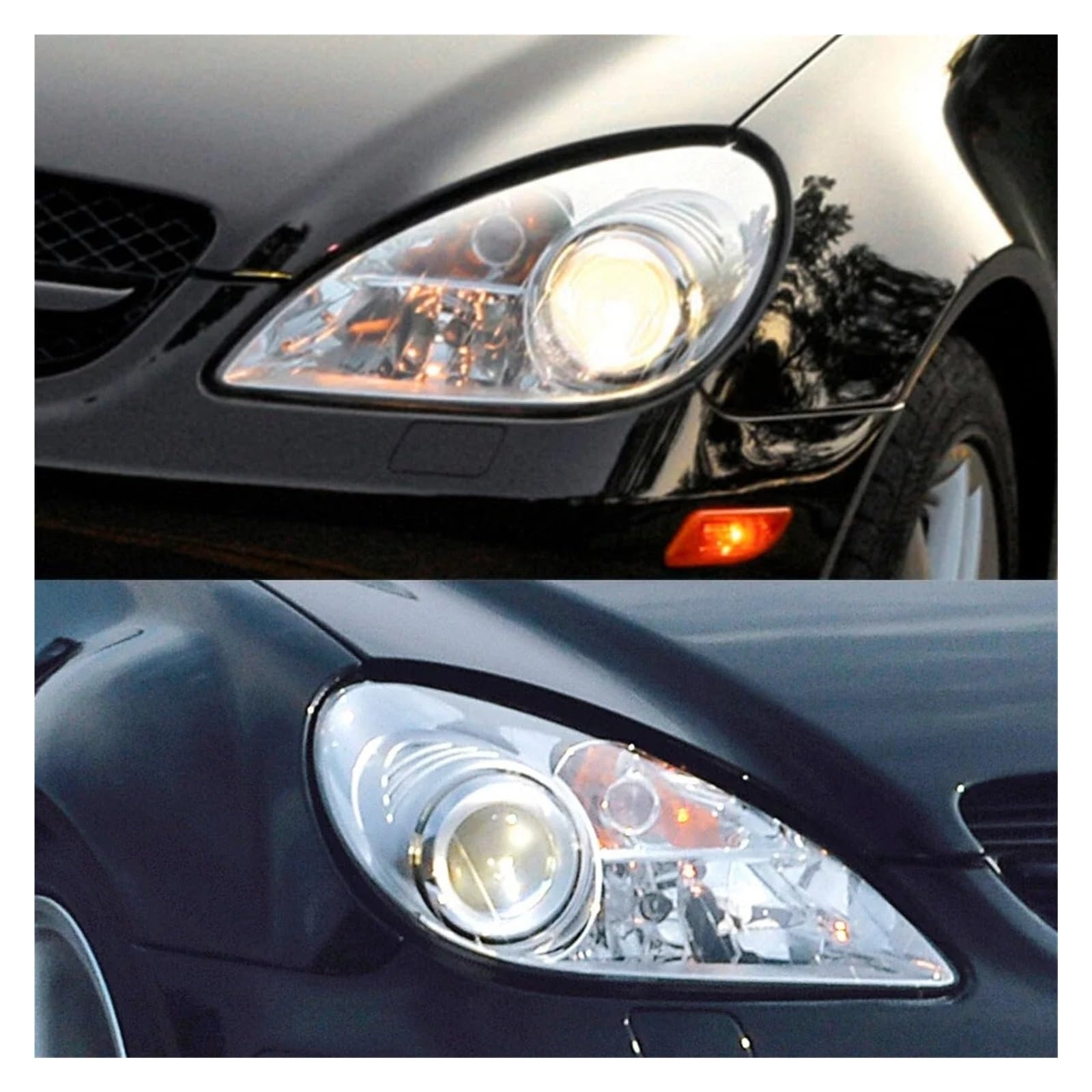 Scheinwerfergläser Für Benz R171 Für SLK Serie Für SLK200 Für SLK300 Für SLK55 Für AMG 2005-2011 Vorne Auto Lichter Shell Scheinwerfer Objektiv Abdeckung Schatten