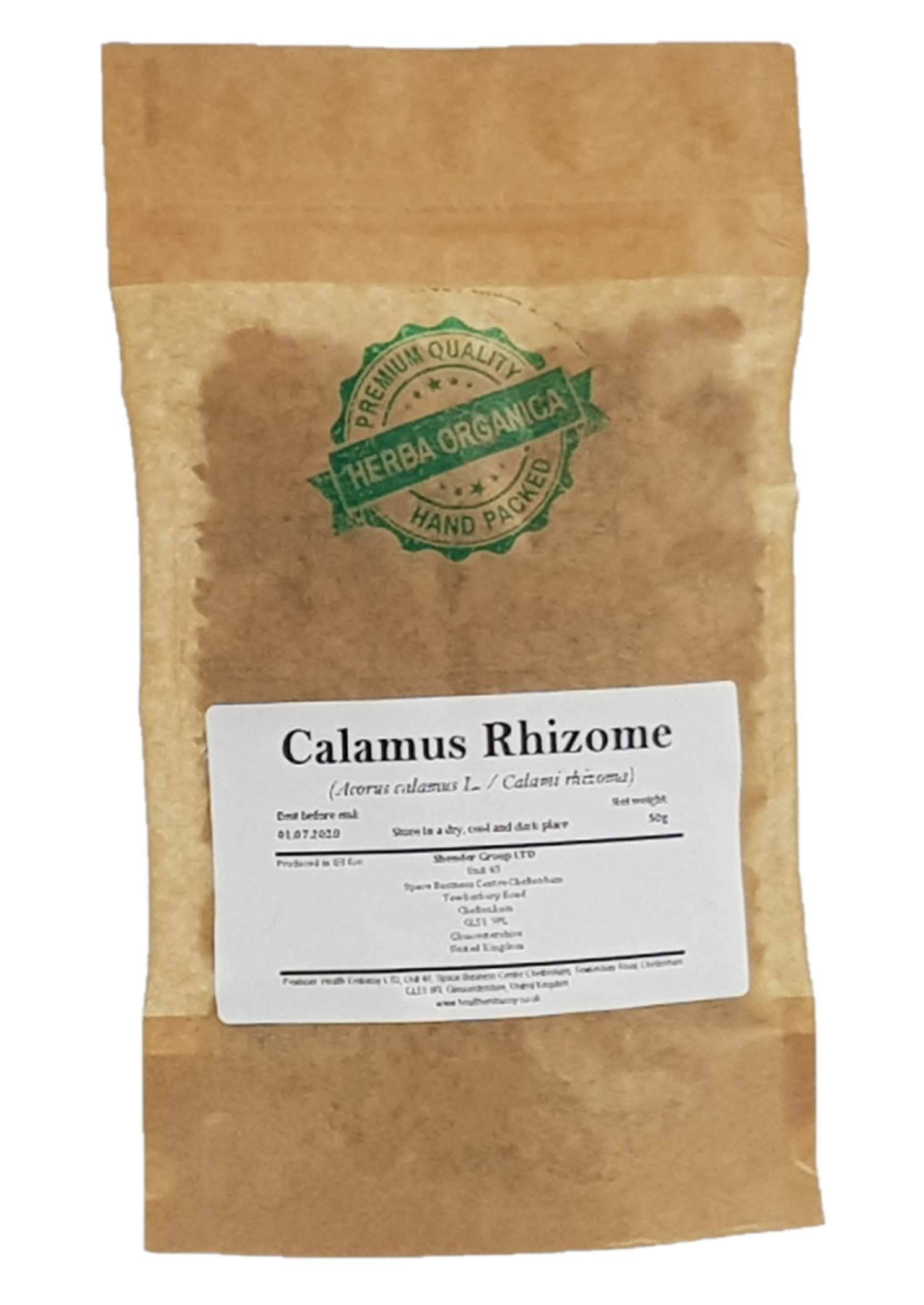 Calamo Aromatico Rizoma / Acorus Calamus L / Calamus Rhizome # Herba Organica # Calamo Aromatico, Acoro, Canna Odorosa (50g)