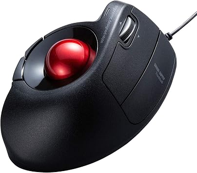 Sanwa Supply MA-TB177BK Wired Ergo Trackball