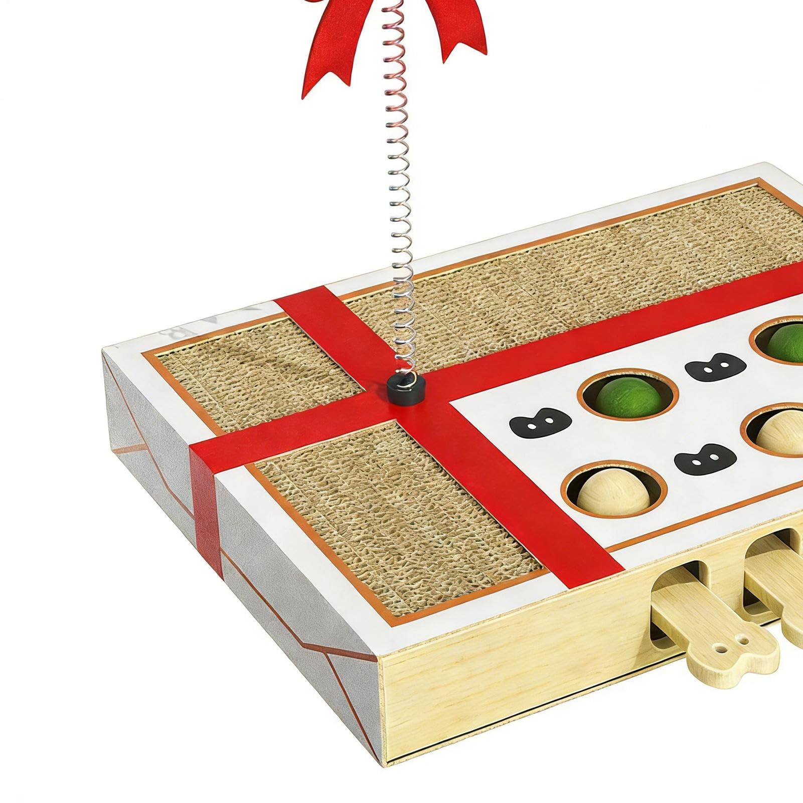 Juguetes Interactivos De Gatos Bolas Saltarinas Interactivas De | Juego Rascador Para Felinos Para Mascotas Hogar Interior Diario Al Aire Libre Navidad Y Cumpleaños