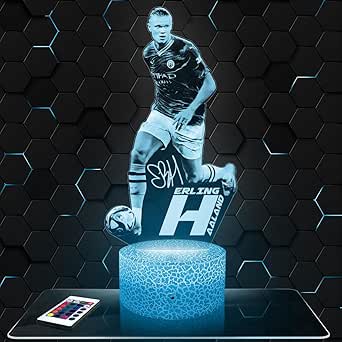 Fußball Nachttischlampe Personalisierbar - Coole Deko Für Sportbegeisterte Männer