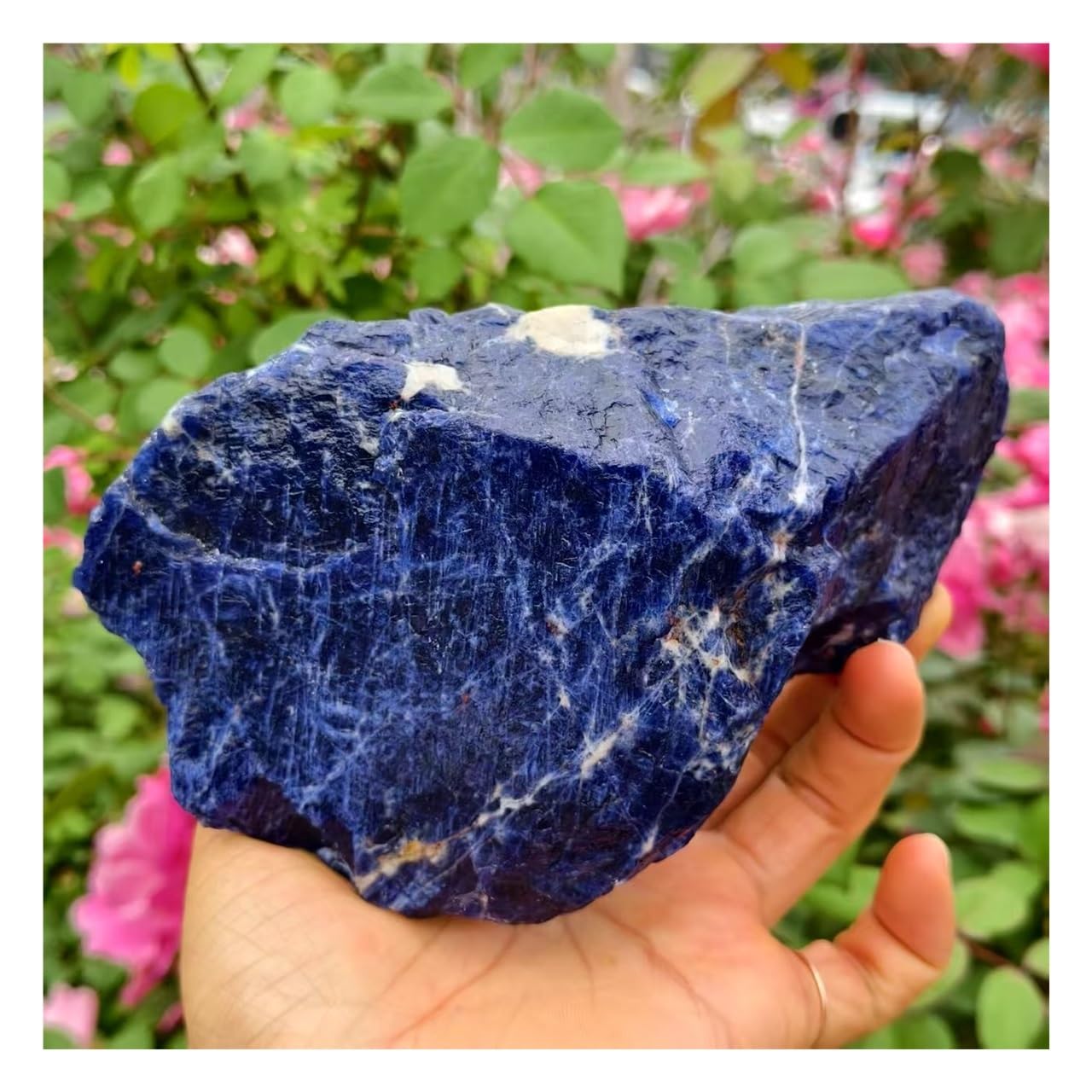 1 stücke 500-600g Blau Natrium Stein Grobe Rock Quarz Kristall Erz Gemstone Stone