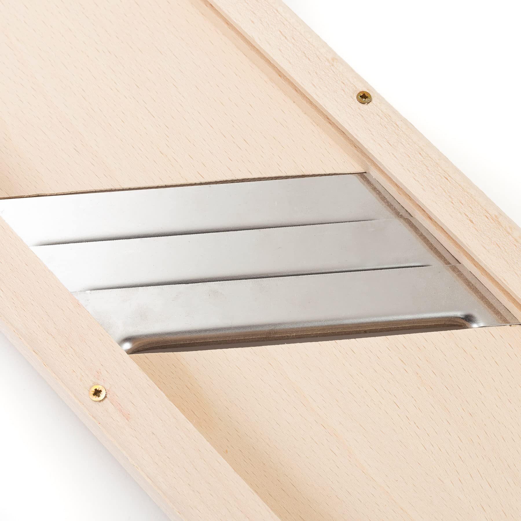 Ribnican Kitchen Grande trancheuse de cuisine pour couper choux et légumes et chariots pour choucroute, chou rouge et salade de chou, en bois de hêtre, longueur 40 cm (60 x 23 cm)