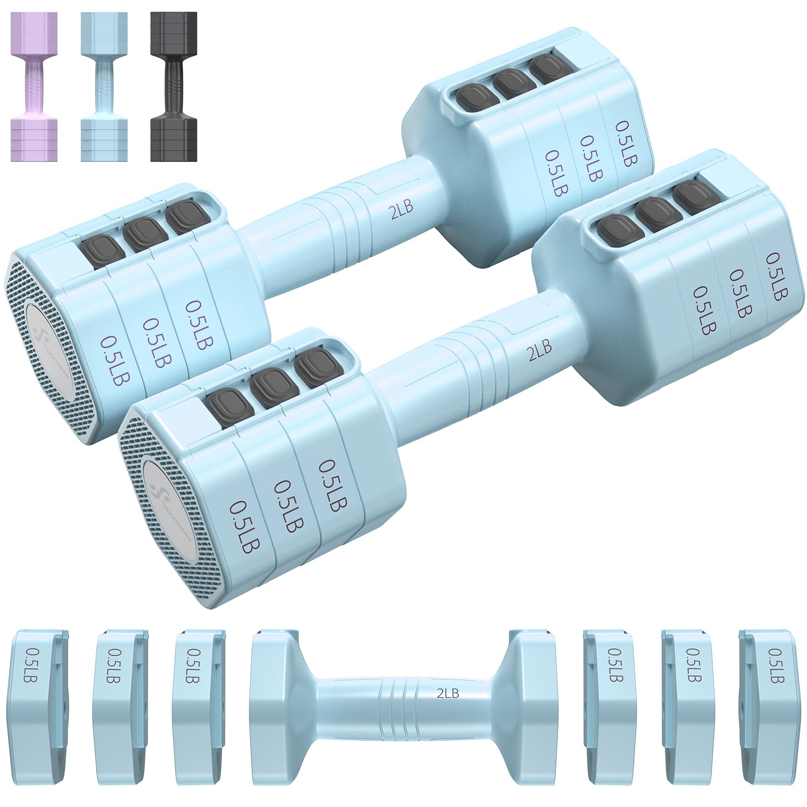 set mancuernas ajustables mancuernas para mujer
