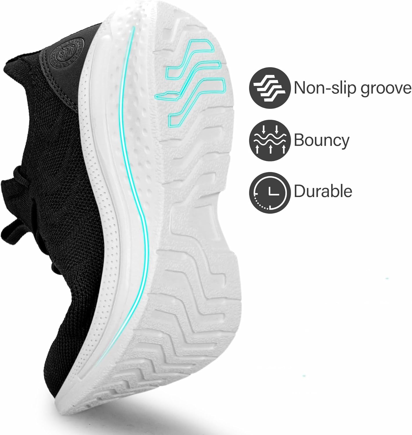 Pujcs Mens Tennis Shoes Slip on Sneakers Ligthtweight Wlking Running Shoes for Work Gym Workout Sports Atheletic - Image 4