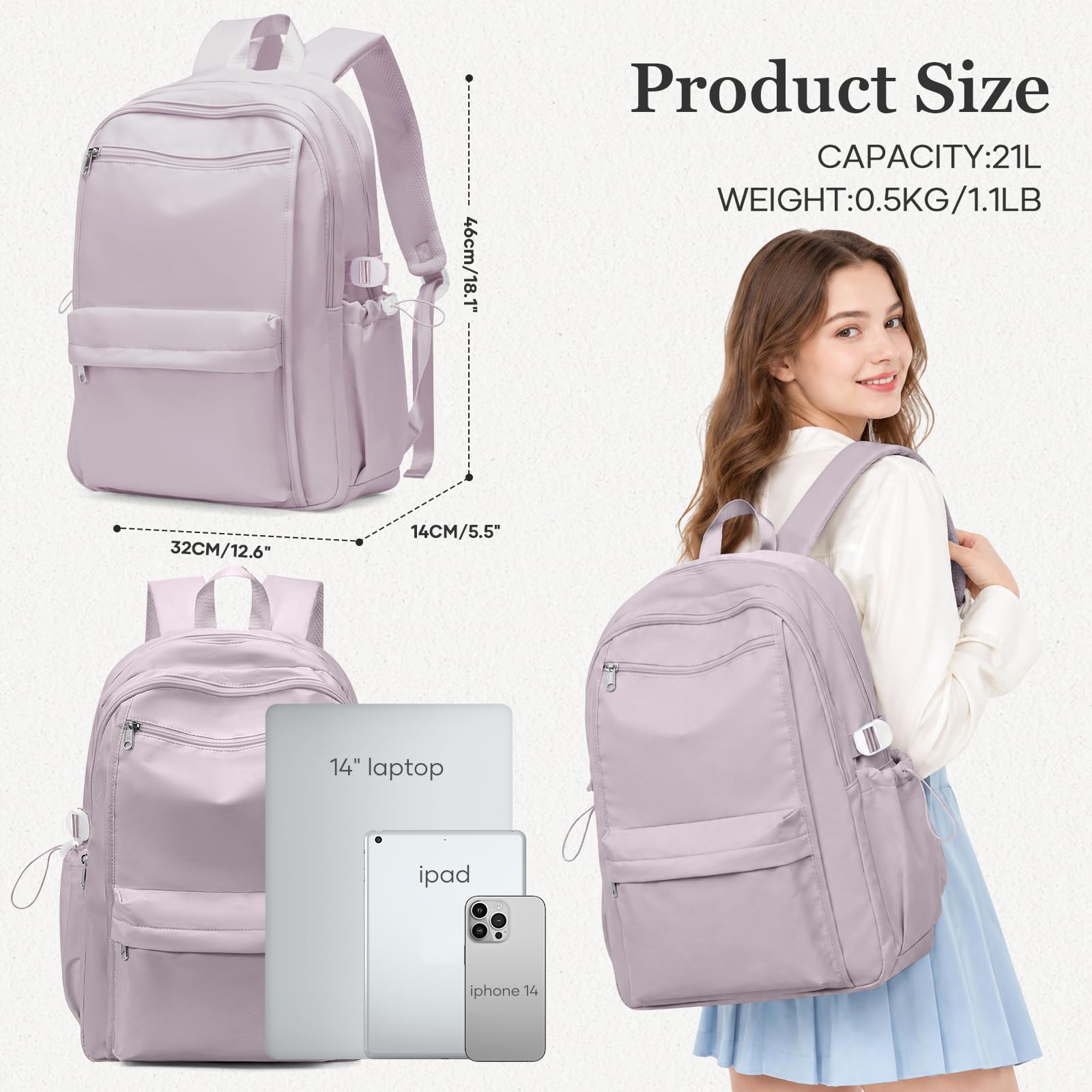 Lendolk Mochila escolar para niños y niñas