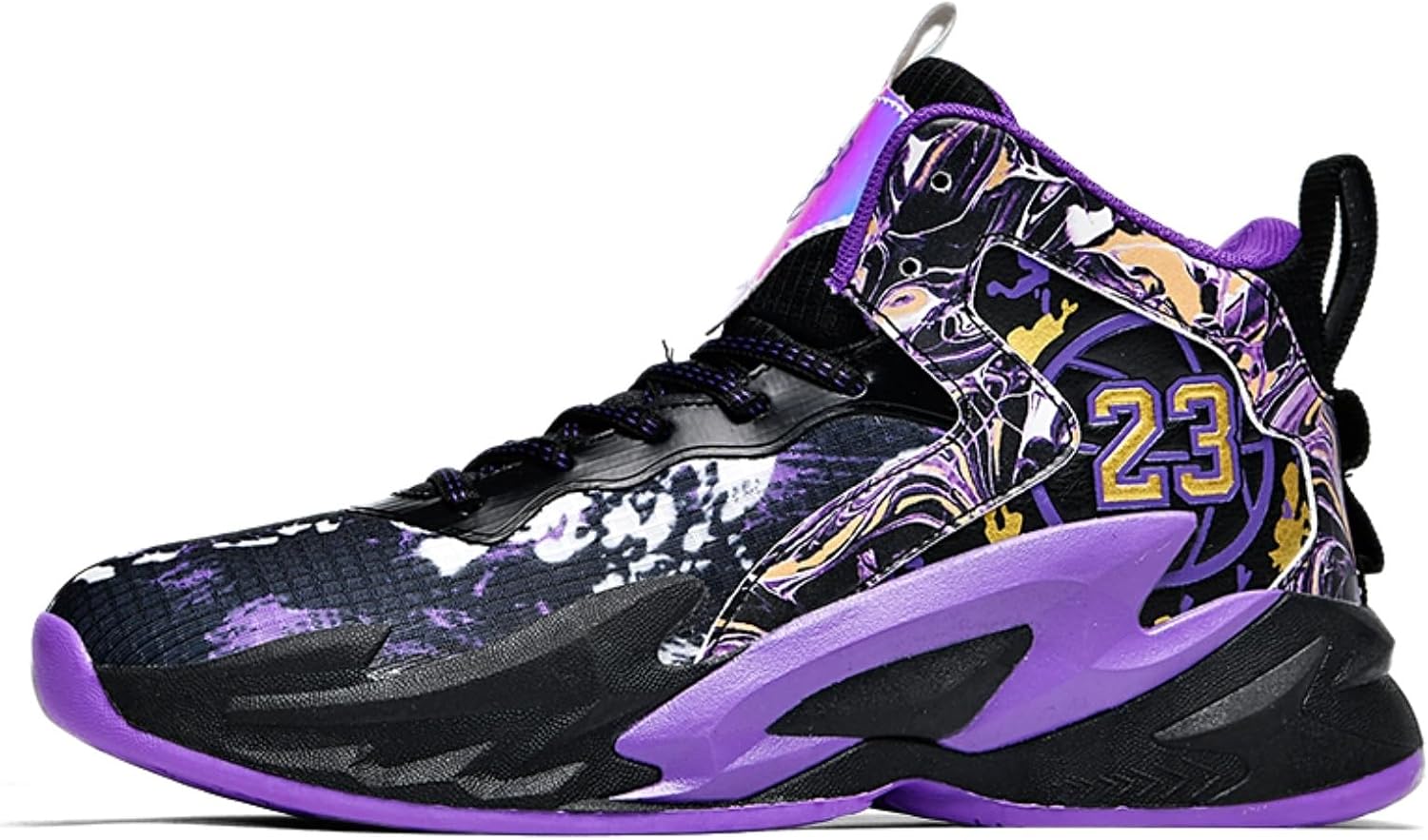 Men's Basketball Shoes Fashion Printed Sneakers