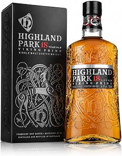 Highland Park 18 Year Old Viking Pride Limited Edition Single Malt Scotch Whisky Orkney Single Malt Premium Whisky Gift 70cl 43 ABV