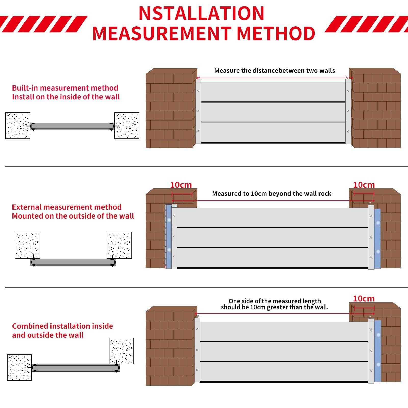 Barrera Anti Inundaciones Puertas L83-293cm Muro De Contención De Agua 20cm High Protección contra Inundaciones Barrera Anti-Inundaciones